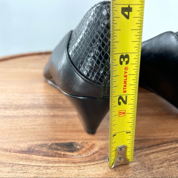 nine west evertono black heels size 8.5 - Picture 7 of 11